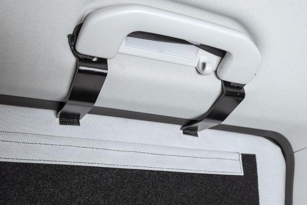 VanEquip Fensterpacktasche mit Paneel schwarz für Mercedes V-Klasse/Vito (ab 2014), Beifahrerseite L2
